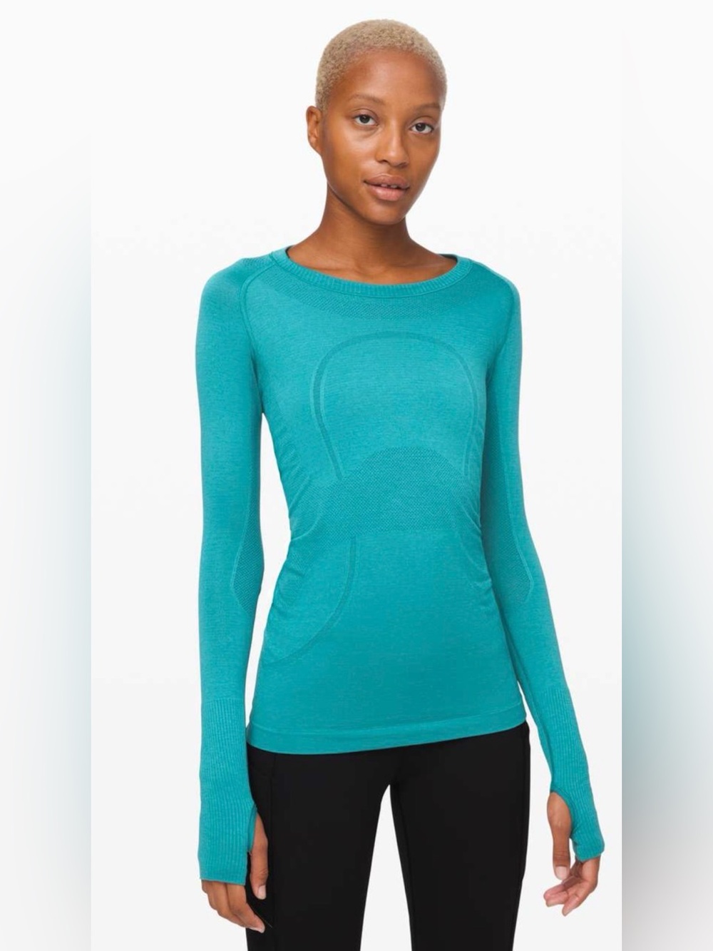 Lululemon Swiftly Tech Long Sleeve Crew Ice Cave Size 10